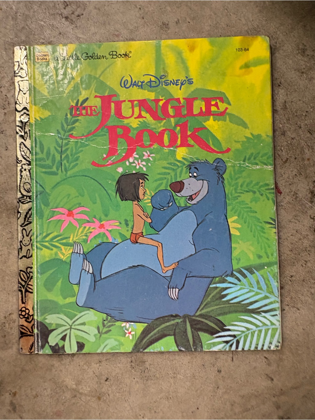 Little Golden Books Disney The Jungle Book Little Golden Book 1995